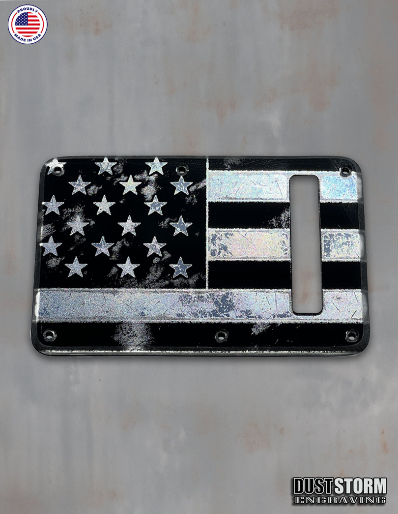 American Flag Tremolo Covers - Acrylic Mirror- 6 Colors