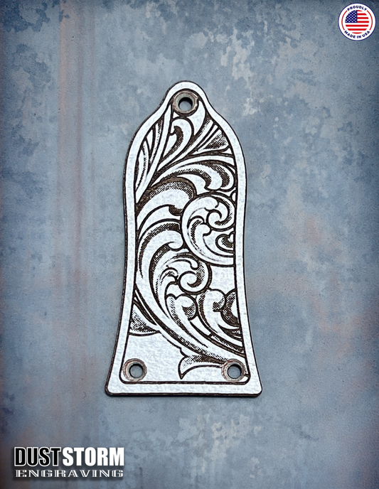 Truss Rod Cover for Epiphone Les Paul Style Guitar in Cherry Wood Veneer